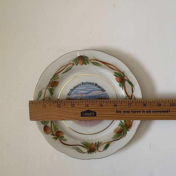 Vintage Mount Rushmore National Memorial Ceramic Plate, Leftons Japan - Picture 2 of 7